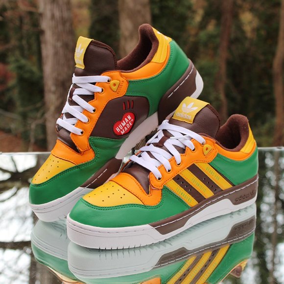 Adidas Rivalry Low Human Made Men's Size 10 - Picture 5 of 12